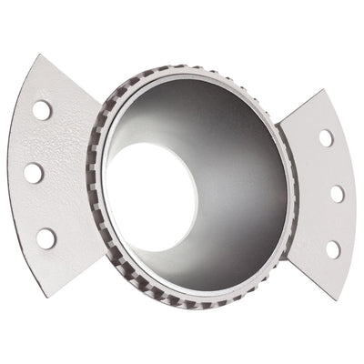 Westgate LRD-TL-10W-50K-4R-HZ LED 4" Round Architectural Trimless Recessed Light Residential Lighting - Matte Silver