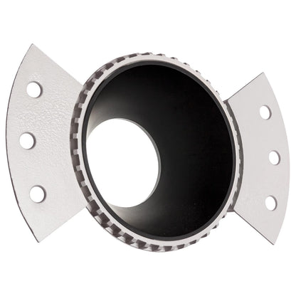 Westgate LRD-TL-10W-35K-4R-BK LED 4" Round Architectural Trimless Recessed Light Residential Lighting - Black