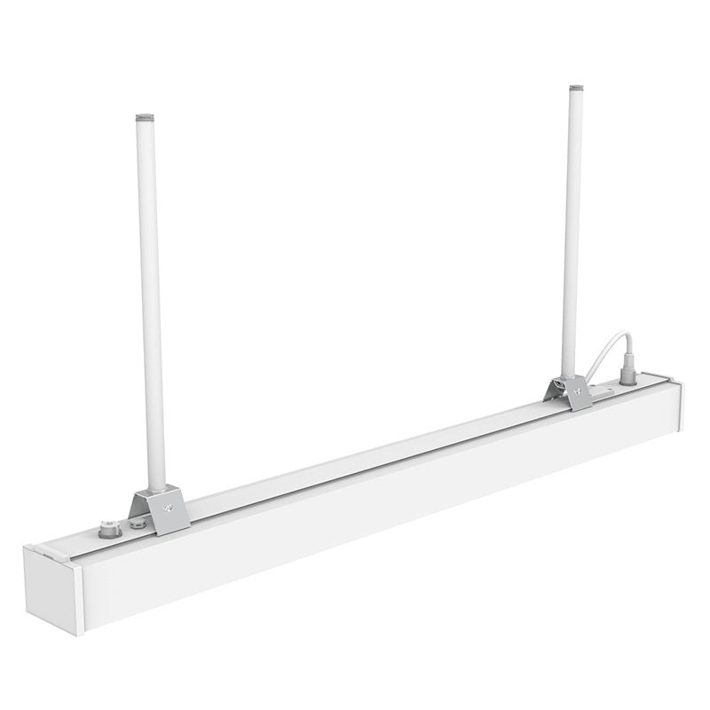 Westgate 80W, 4000K, SCX4-IP66-SUS-8FT-80-160W-MCTP, IP66 Wet Location 4" Superior Architectural Linear Suspended Light - Sandy White