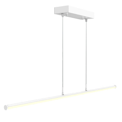 Westgate SDTL-8FT-40-60W-MCTP Power & CCT Adjustable Linear Tube Decorative Suspended Light - White