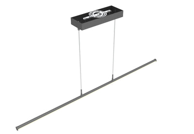 Westgate SDTL-4FT-20-30W-MCTP-BK Power & CCT Adjustable Linear Tube Decorative Suspended Light - Black