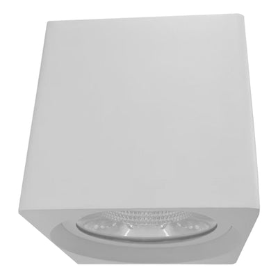 Westgate CMCSR7S-MCTP-DD-WH 7-Inch Black EU-Design Square Rounded-Corner Commercial Cylinders - White