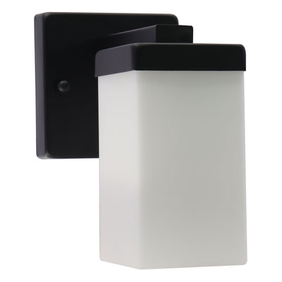 Westgate VLM-E26-1L-BK 1-Lamp E26 Lamp-Ready Vanity Light, 60W, 120VAC/60Hz - Black Finish