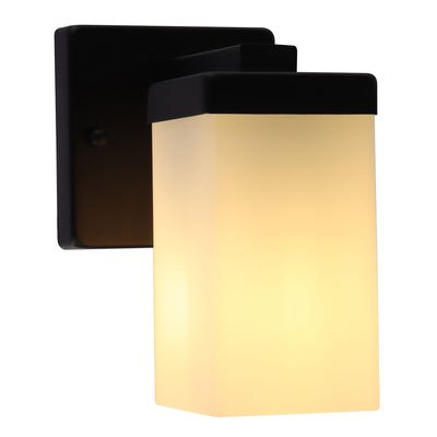 Westgate VLM-E26-1L-BK 1-Lamp E26 Lamp-Ready Vanity Light, 60W, 120VAC/60Hz - Black Finish