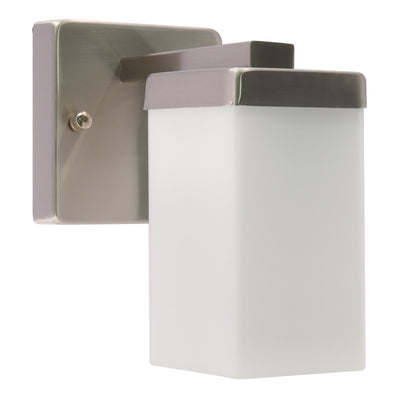 Westgate VLM-E26-1L-BN 1-Lamp E26 Lamp-Ready Vanity Light, 60W, 120VAC/60Hz - Brushed Nickel