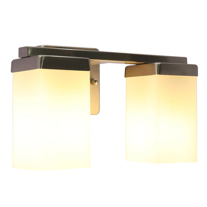 Westgate VLM-E26-2L-BN 2-Lamp E26 Lamp-Ready Vanity Light, 60W, 120VAC/60Hz - Brushed Nickel