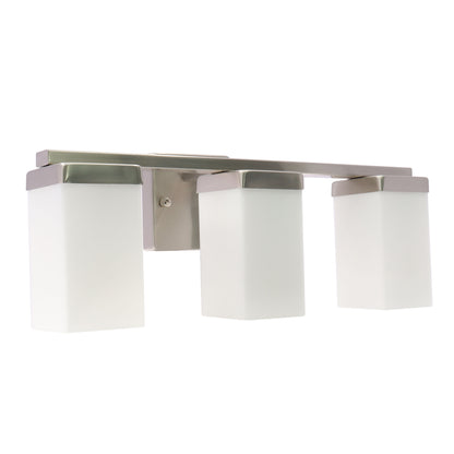 Westgate VLM-E26-3L-BN 3-Lamp E26 Lamp-Ready Vanity Light, 60W, 120VAC/60Hz - Brushed Nickel