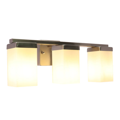 Westgate VLM-E26-3L-BN 3-Lamp E26 Lamp-Ready Vanity Light, 60W, 120VAC/60Hz - Brushed Nickel