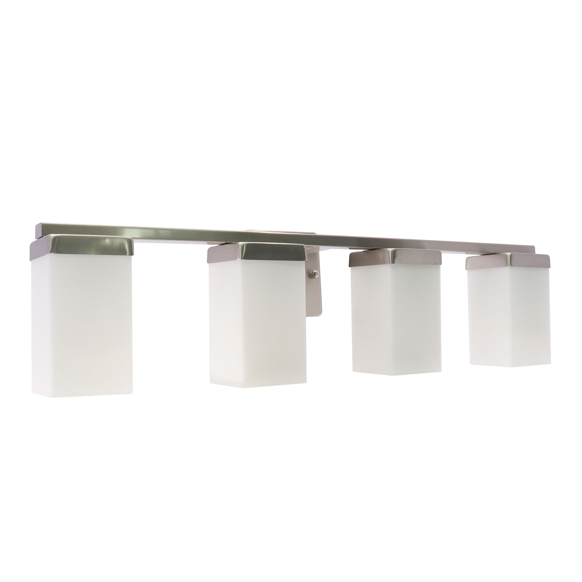 Westgate VLM-E26-4L-BN 4-Lamp E26 Lamp-Ready Vanity Light, 60W, 120VAC/60Hz - Brushed Nickel Finish