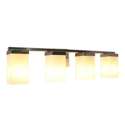 Westgate VLM-E26-4L-BN 4-Lamp E26 Lamp-Ready Vanity Light, 60W, 120VAC/60Hz - Brushed Nickel Finish