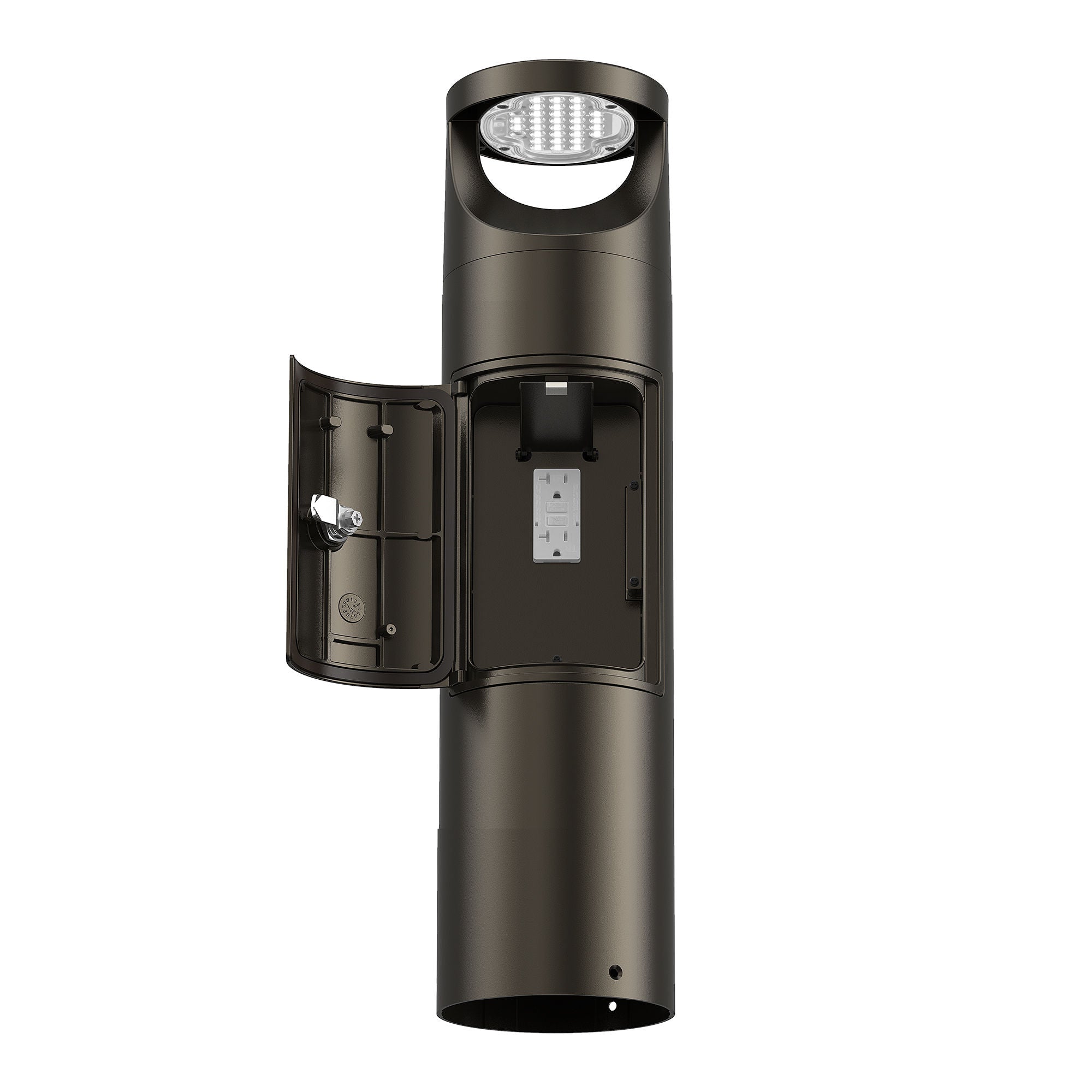 Westgate BOL-G4-SHAFT-23-GFCI-BR G4 Bollard Shaft 23 Inch With Gfci Outlet Compartment - Bronze