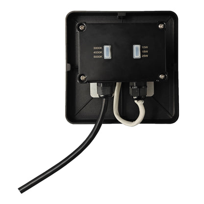 Westgate BOL-G8-200-MCTP-BR-CH G8 Bollard Head Square Chrome Reflector 10/18/25w 3CCT - Bronze