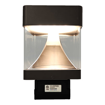 Westgate BOL-G8-200-MCTP-BR-CH G8 Bollard Head Square Chrome Reflector 10/18/25w 3CCT - Bronze