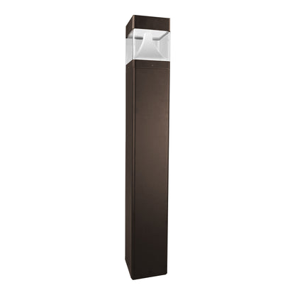 Westgate BOL-G8-200-MCTP-BR-CH G8 Bollard Head Square Chrome Reflector 10/18/25w 3CCT - Bronze