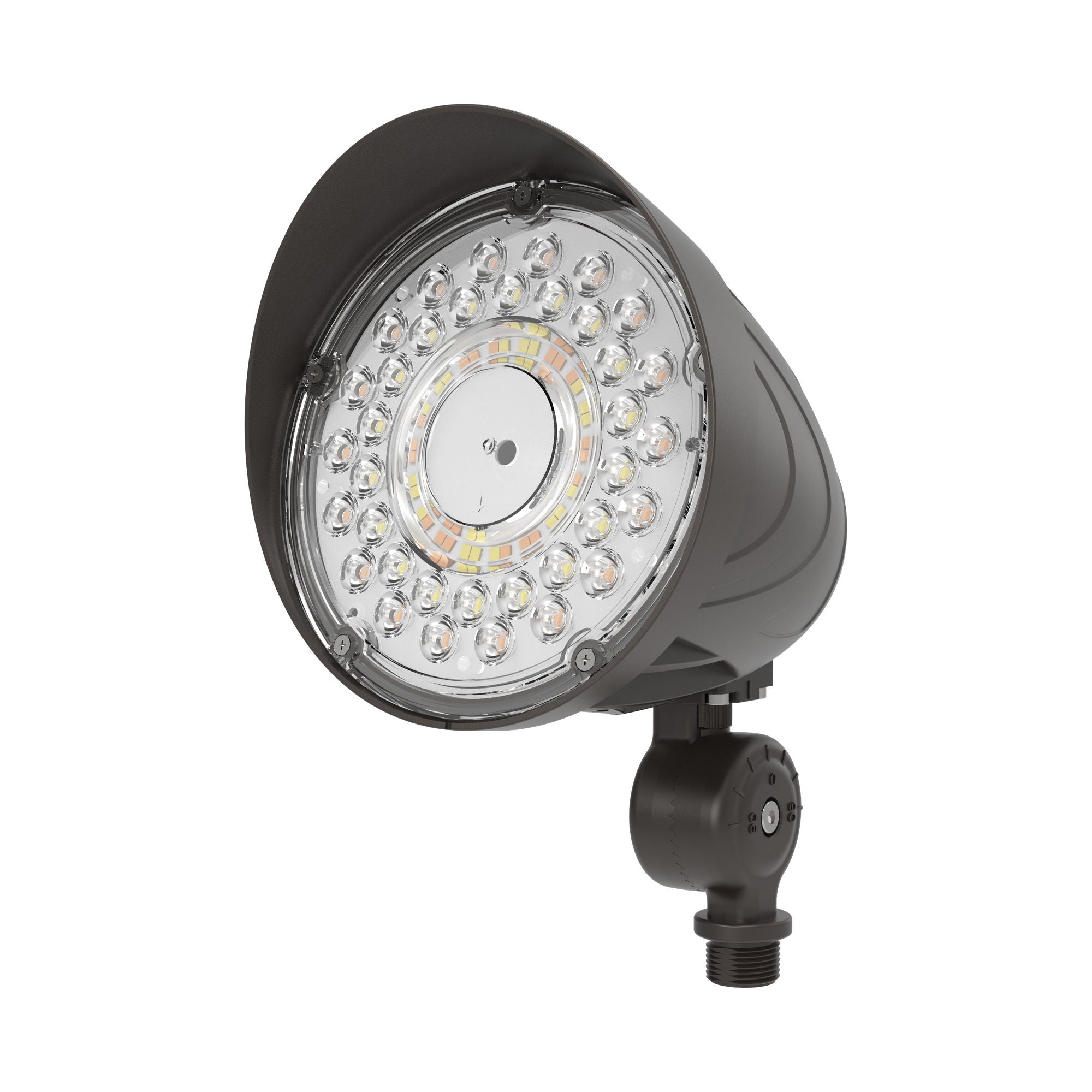 Westgate FLD4X-25W-MCTPB-D-BR Bronze X-GEN LED Bullet Flood Light, Selectable Power CCT and Beam Angle - Bronze