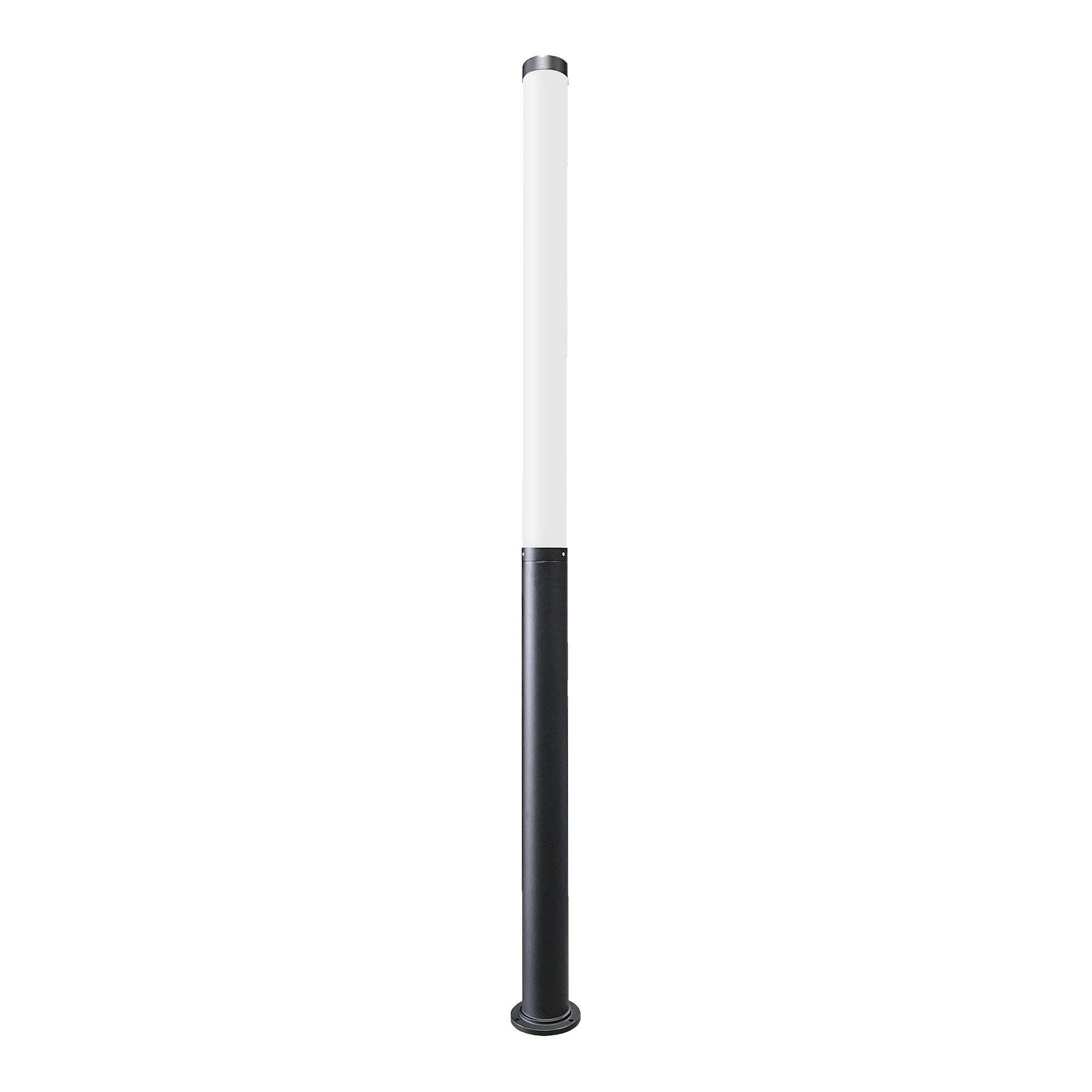 Westgate LCG4-8FT-48-MCTP-BK 4.73in X 8ft Architectural Light Column 48in Light Section 45/60/75w 3CCT 0-10v