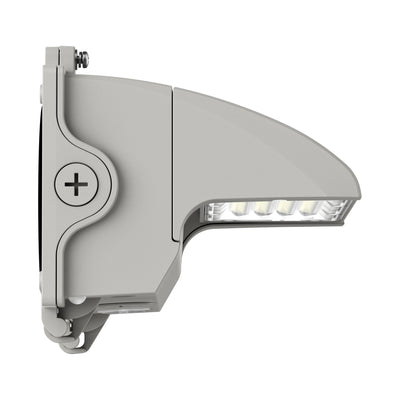 Westgate LW360-15-40W-MCTP-PSR-SIL 15-40W Rotatable LED Wall Pack Photocell Sensor-Ready 3CCT - Silver