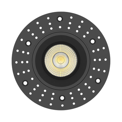 Westgate RD3TL-MCT5-BK 3" Round Trimless Recessed Downlight, 15W, 5CCT Selectable, 1,000 Lumens, 90 CRI - Black Finish