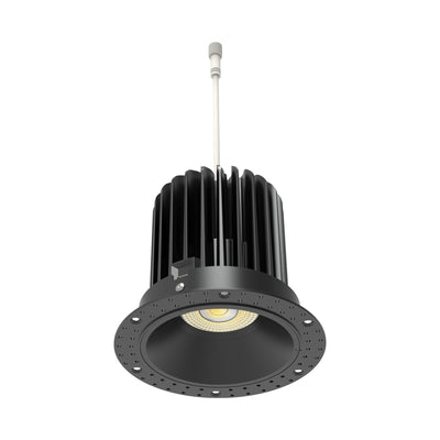 Westgate RD4TL-MCT5-BK 4" Round Trimless Recessed Downlight, 20W, 5CCT Selectable, 1,600 Lumens, 90 CRI - Black Finish