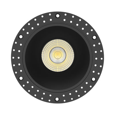 Westgate RD4TL-MCT5-BK 4" Round Trimless Recessed Downlight, 20W, 5CCT Selectable, 1,600 Lumens, 90 CRI - Black Finish