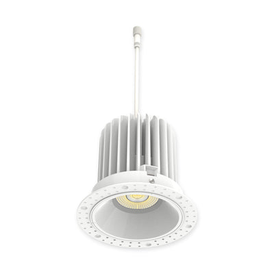 Westgate RD4TL-MCT5 4" Round Trimless Recessed Downlight, 20W, 5CCT Selectable, 1,600 Lumens, 90 CRI - White Finish