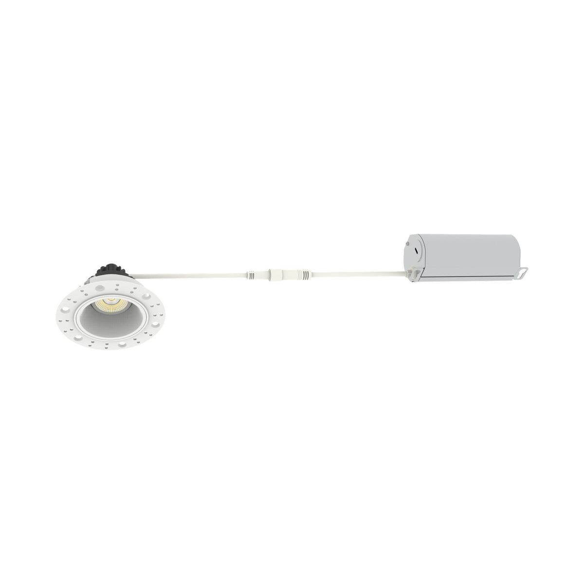 Westgate RDG2TL-MCT5 2" Round Gimbal Trimless Recessed Downlight, 6W, 5CCT Selectable, 400 Lumens, 90 CRI - White Finish