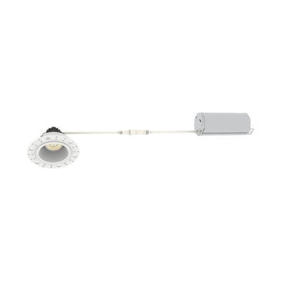 Westgate RDG2TL-MCT5 2" Round Gimbal Trimless Recessed Downlight, 6W, 5CCT Selectable, 400 Lumens, 90 CRI - White Finish