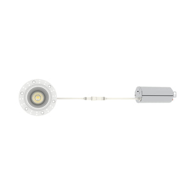 Westgate RDG2TL-MCT5 2" Round Gimbal Trimless Recessed Downlight, 6W, 5CCT Selectable, 400 Lumens, 90 CRI - White Finish