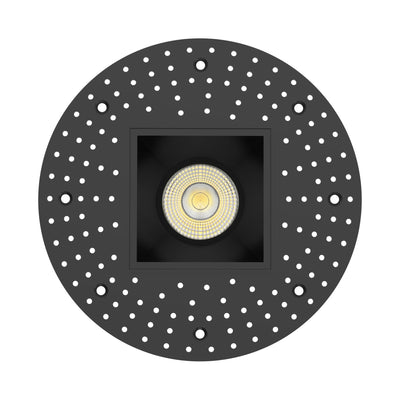 Westgate RDS4TL-MCT5-BK 4" Square Trimless Recessed Downlight, 20W, 5CCT Selectable, 1,600 Lumens, 90 CRI - Black Finish