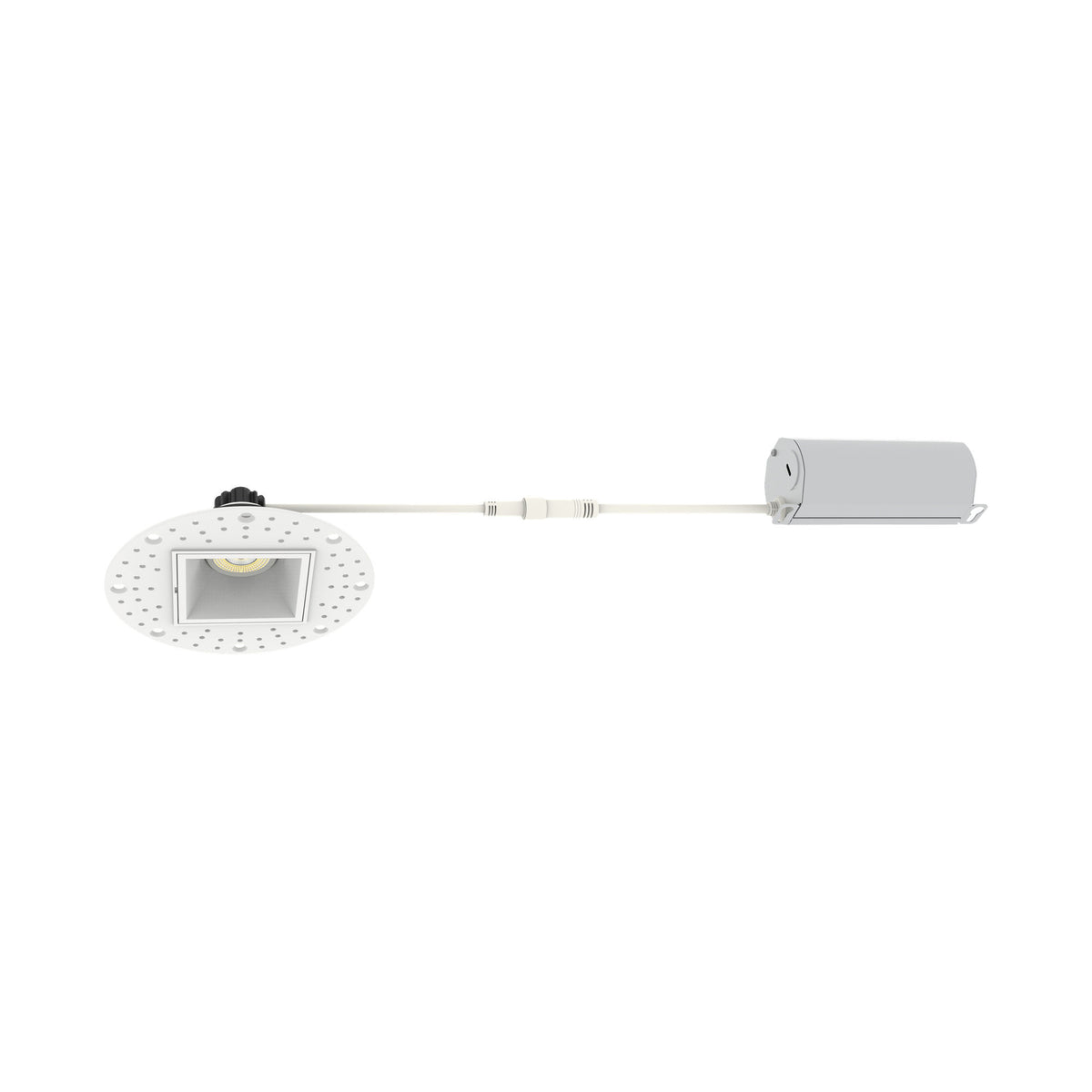 Westgate RDSG2TL-MCT5 2" Square Gimbal Trimless Recessed Downlight, 6W, 5CCT Selectable, 400 Lumens, 90 CRI - White Finish