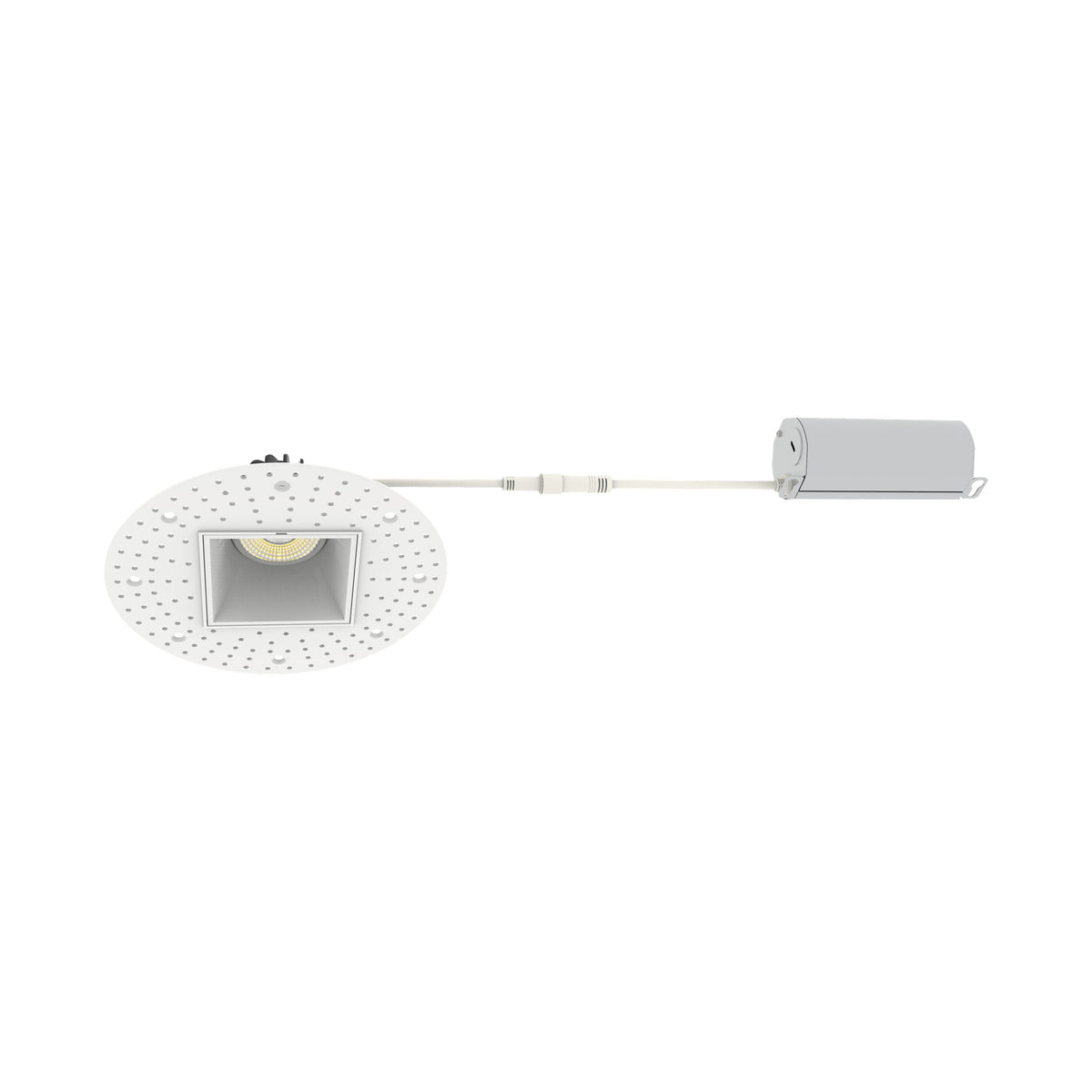 Westgate RDSG3TL-MCT5 3" Square Gimbal Trimless Recessed Downlight, 9W, 5CCT Selectable, 730 Lumens, 90 CRI - White Finish