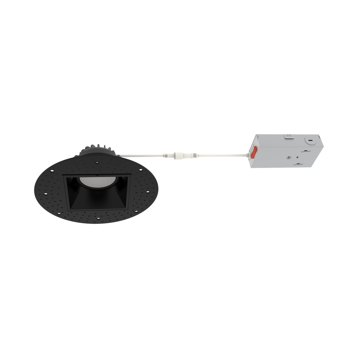 Westgate RDSG4TL-MCT5-BK 4" Square Gimbal Trimless Recessed Downlight, 15W, 5CCT Selectable, 1,250 Lumens, 90 CRI - Black Finish