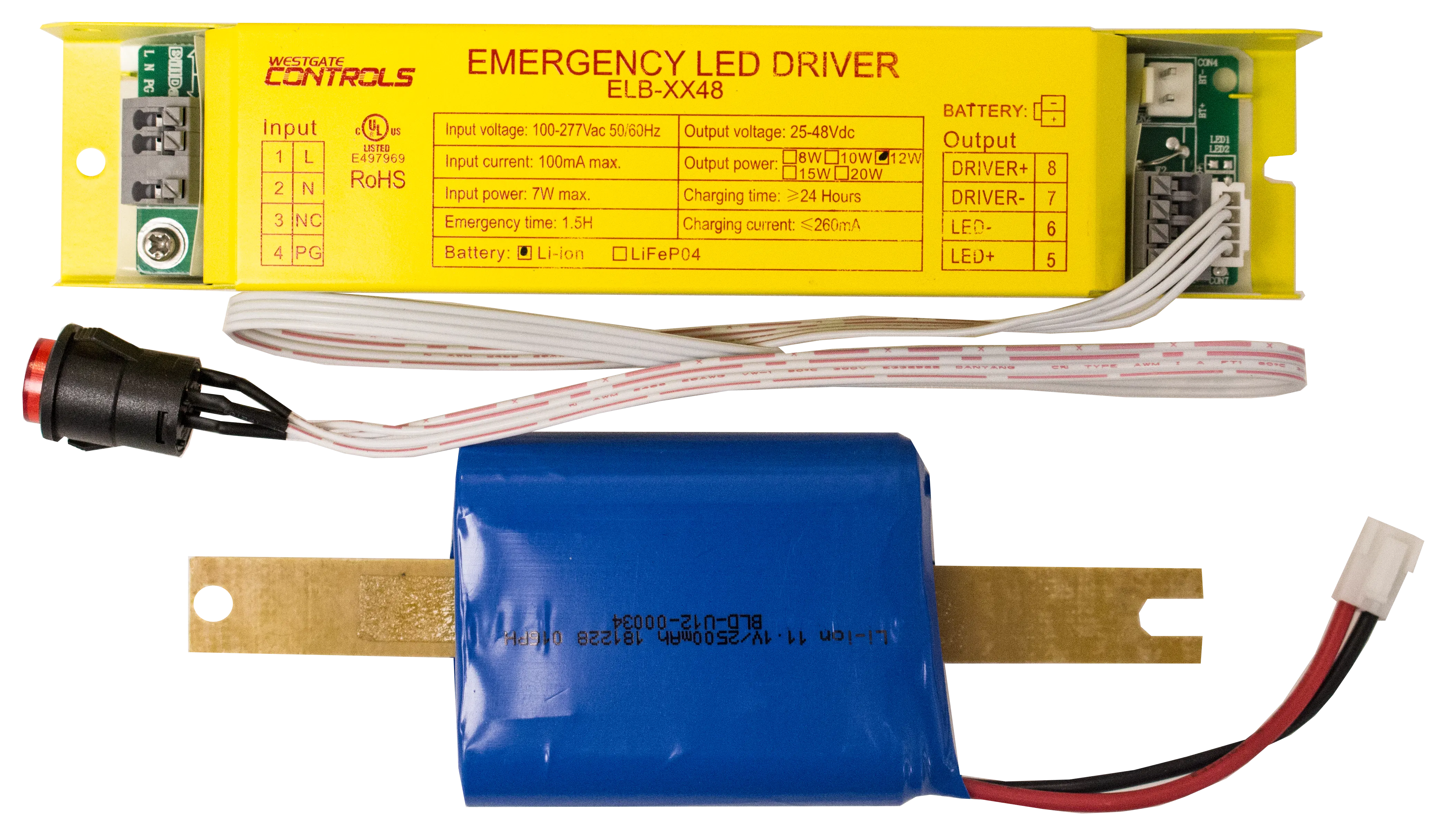 Westgate ELB-1248 Emergency Battery Backups