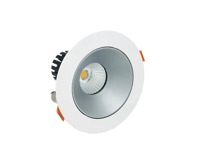Westgate LRD-7W-27K-4WTR-HZ LED Architectural Winged Recessed Light 4" Open Trim - Matte Silver