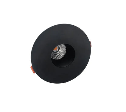 Westgate LRD-7W-30K-4WTRPH-BK LED Architectural Winged Recessed Light 4" Pin Hole Trim - Black