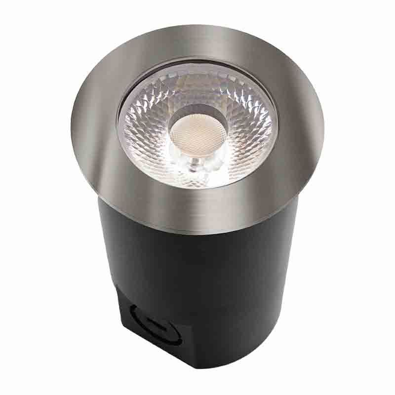 Integrated LED Well Light - Brushed Nickel 
