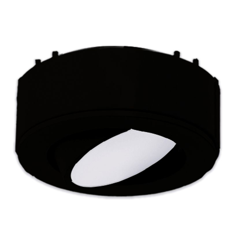12V LED 3" Round Adjustable Puck Light - Black