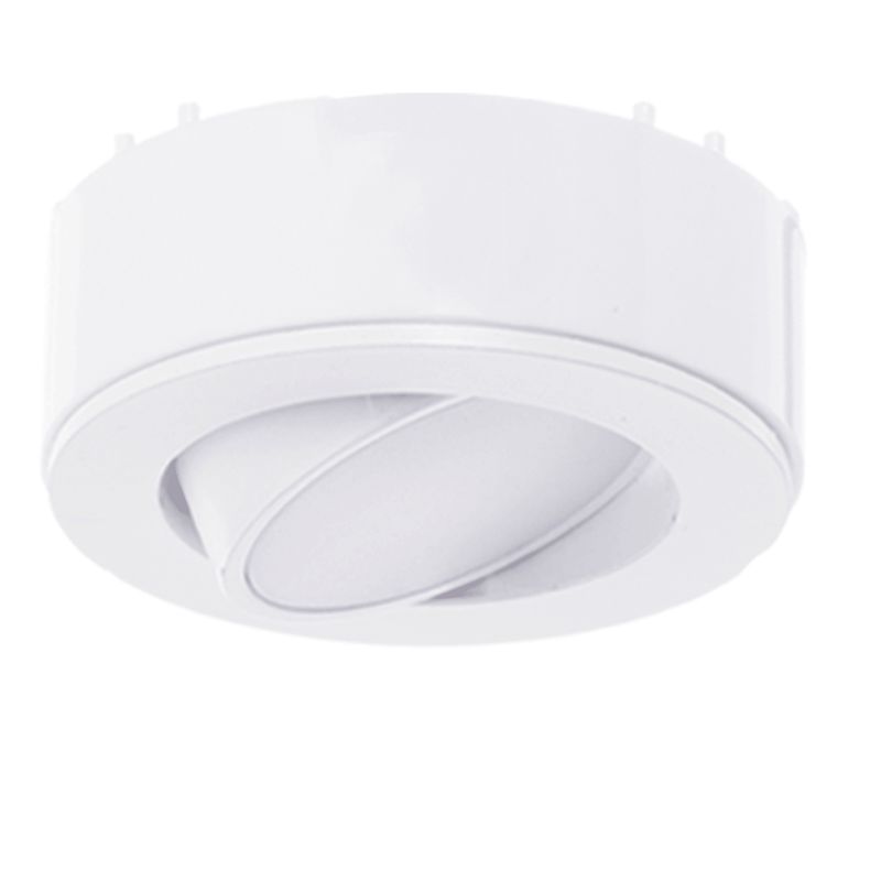12V LED 3" Round Adjustable Puck Light - White