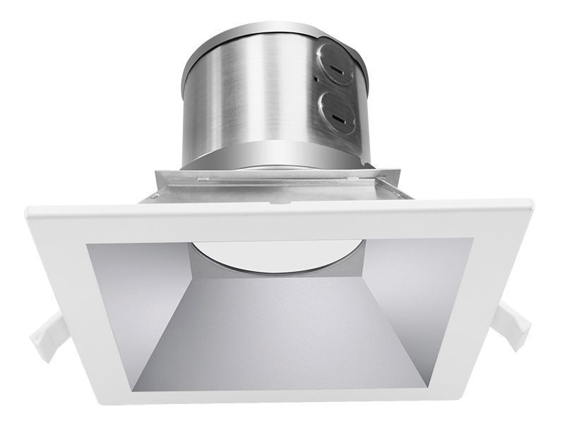 6" Square LED Commercial Recessed Light - White