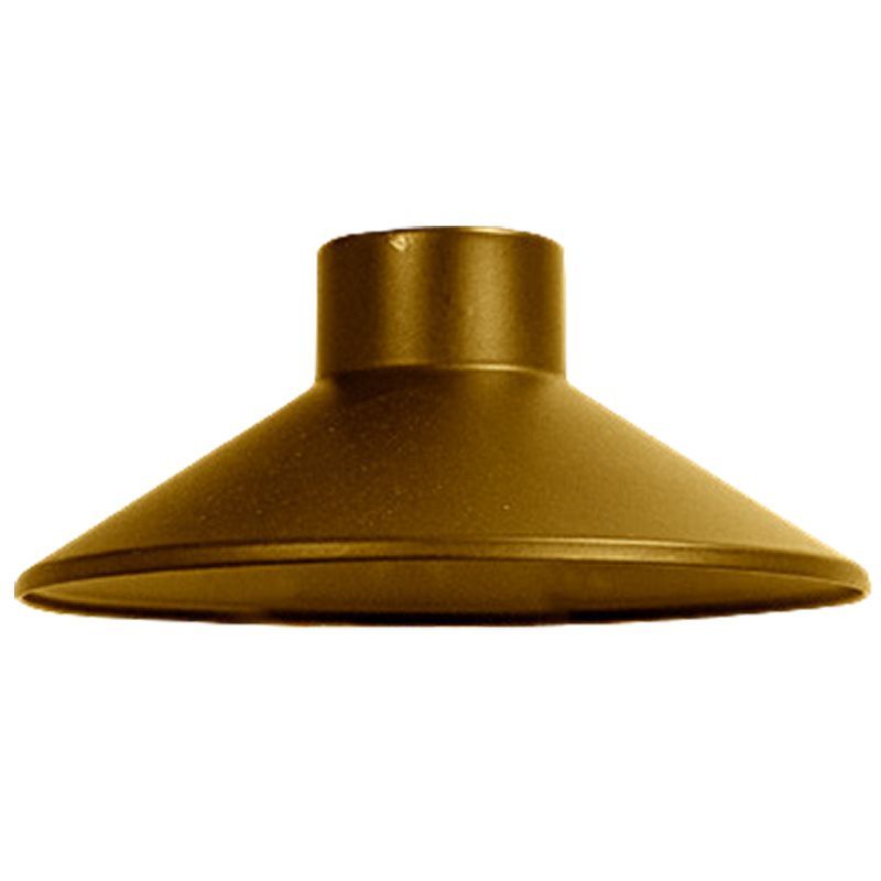 Aluminum Path Light Cap - Antique Brass