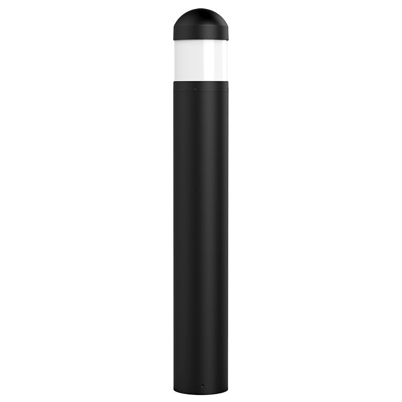 Westgate BOL-44-R-C-F-MCTP-BK Bollard 44" Round Dome Top Cone Frost Lens - Black
