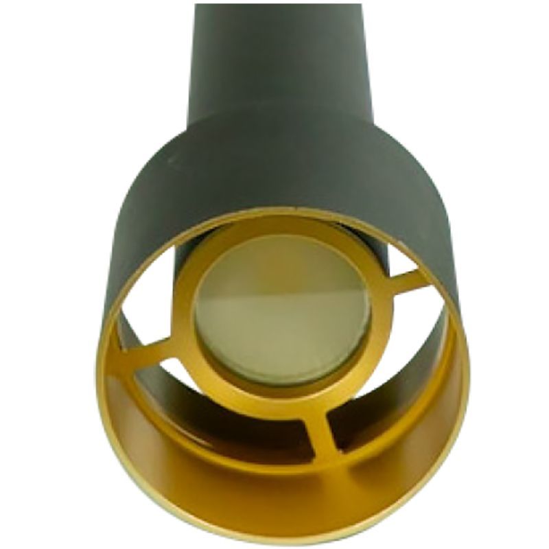 2" Architectural Ceiling & Suspended Cylinder Replacement Lens Cap - Black/Gold