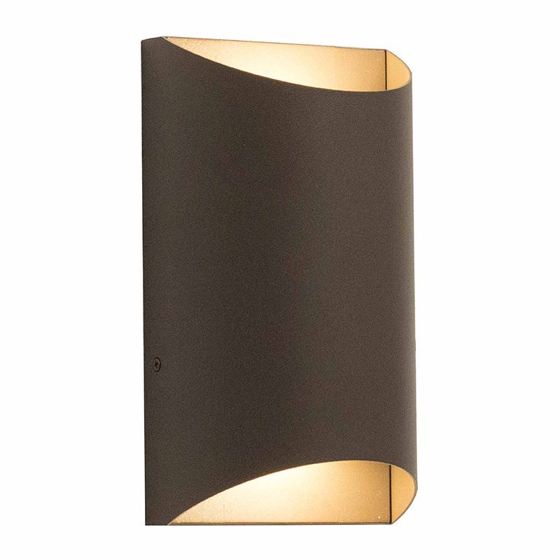 Westgate 15W, 4000K, CRES-51-BR-15W-40K, Small Crest Wall Sconce, Tunnel - Bronze