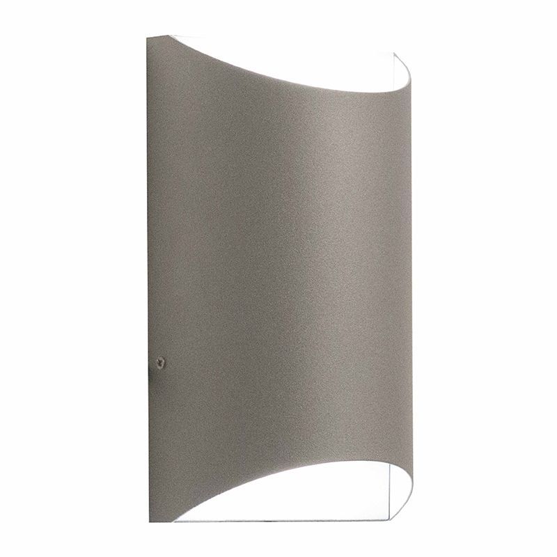 Small Crest Wall Sconce, Tunnel - Silver