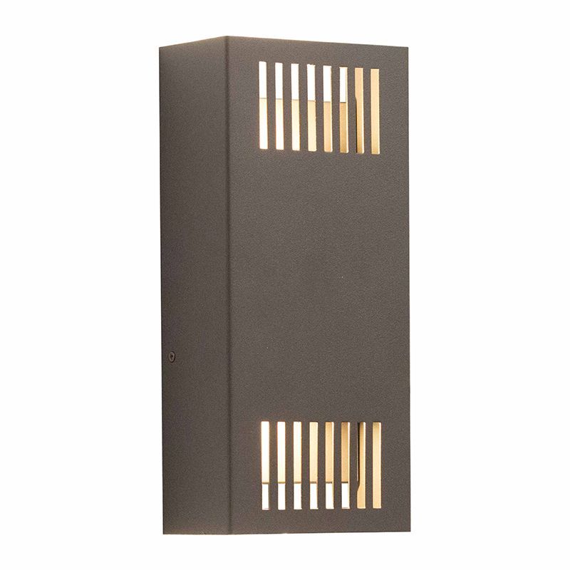 Westgate 15W, 4000K, CRES-52-BR-15W-40K, Small Crest Wall Sconce, Grille - Bronze