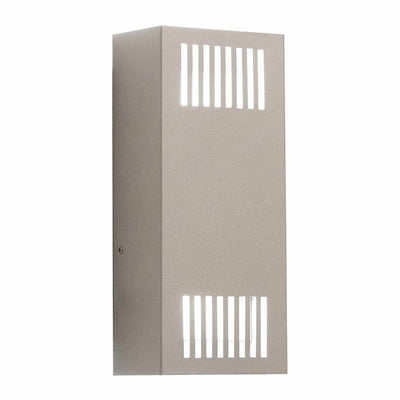 Westgate CRES-52-SIL Small Crest Wall Sconce, Grille - Silver