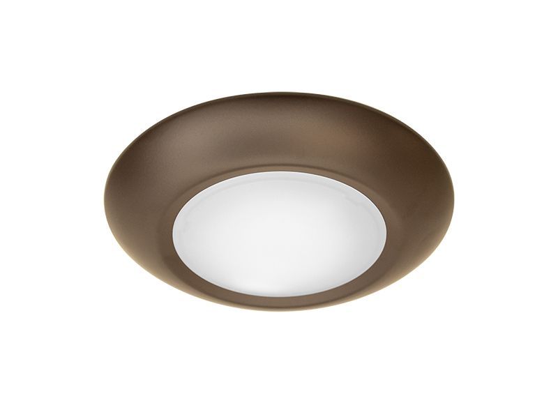 6" LED Multi-CCT Economy Disc Light - Bronze