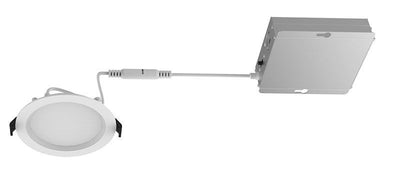 Westgate RSL4-BF-MCT5 LED 5CCT Ultra Slim Recessed Baffle Light - White