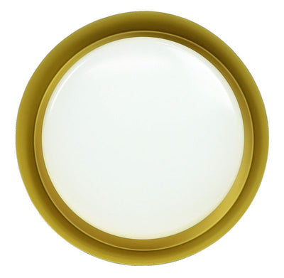 13'' LED Multi-CCT Modern Flush Mount Drum - Light/Gold