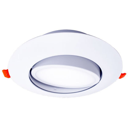 Westgate RSL6-ADJ-MCT5-WP 6" LED Ultra Slim Recessed Lights with Wet Location - White